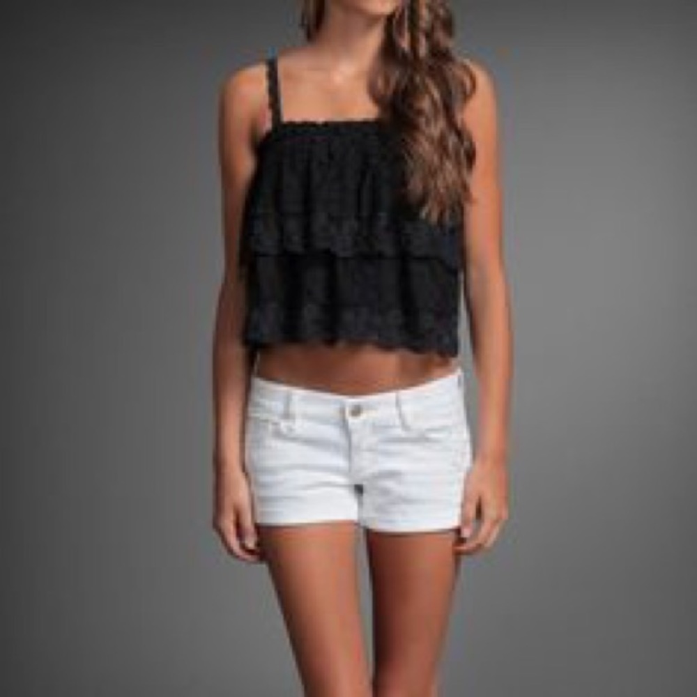 Abercrombie & Fitch white shorts